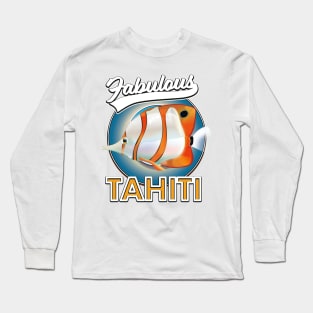 fabulous Tahiti retro logo Long Sleeve T-Shirt